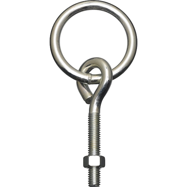 National 3/8 In. x 3-3/4 In. Zinc Ring Eye Bolt N220624 - main